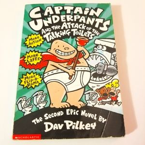 Captian Underpants and the Attack of the Talking Toilets | David Pilkey Kidcore